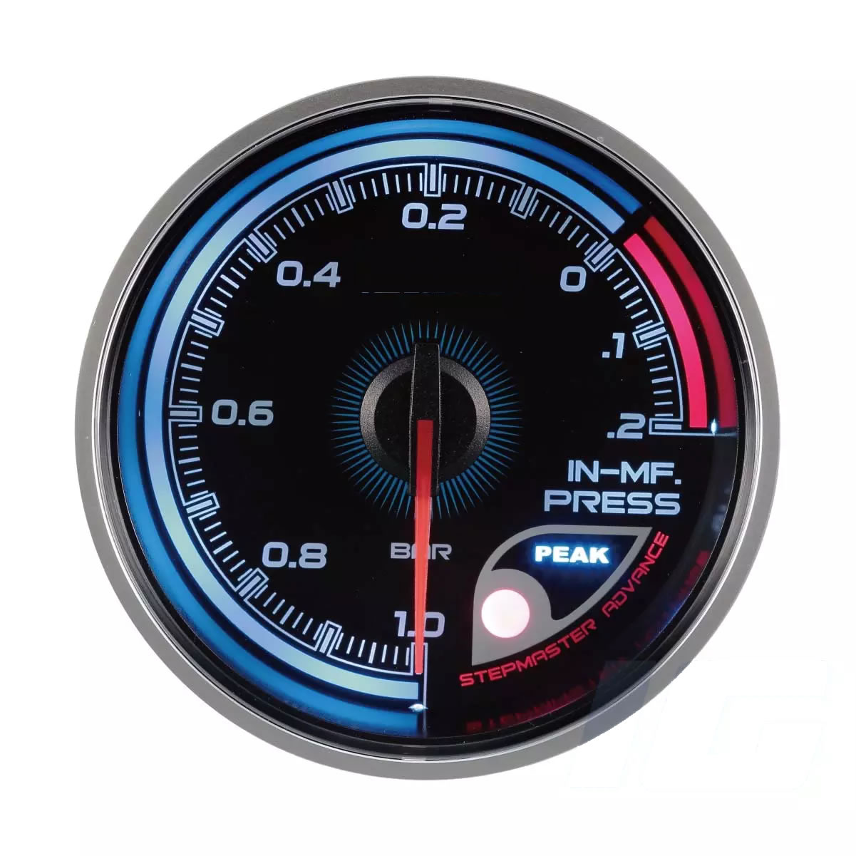 60mm LED Illumination Performance Car Gauges - Intake Manifold Pressure Gauge With Waterproof Sensor Connector For Your Sport Racing Car